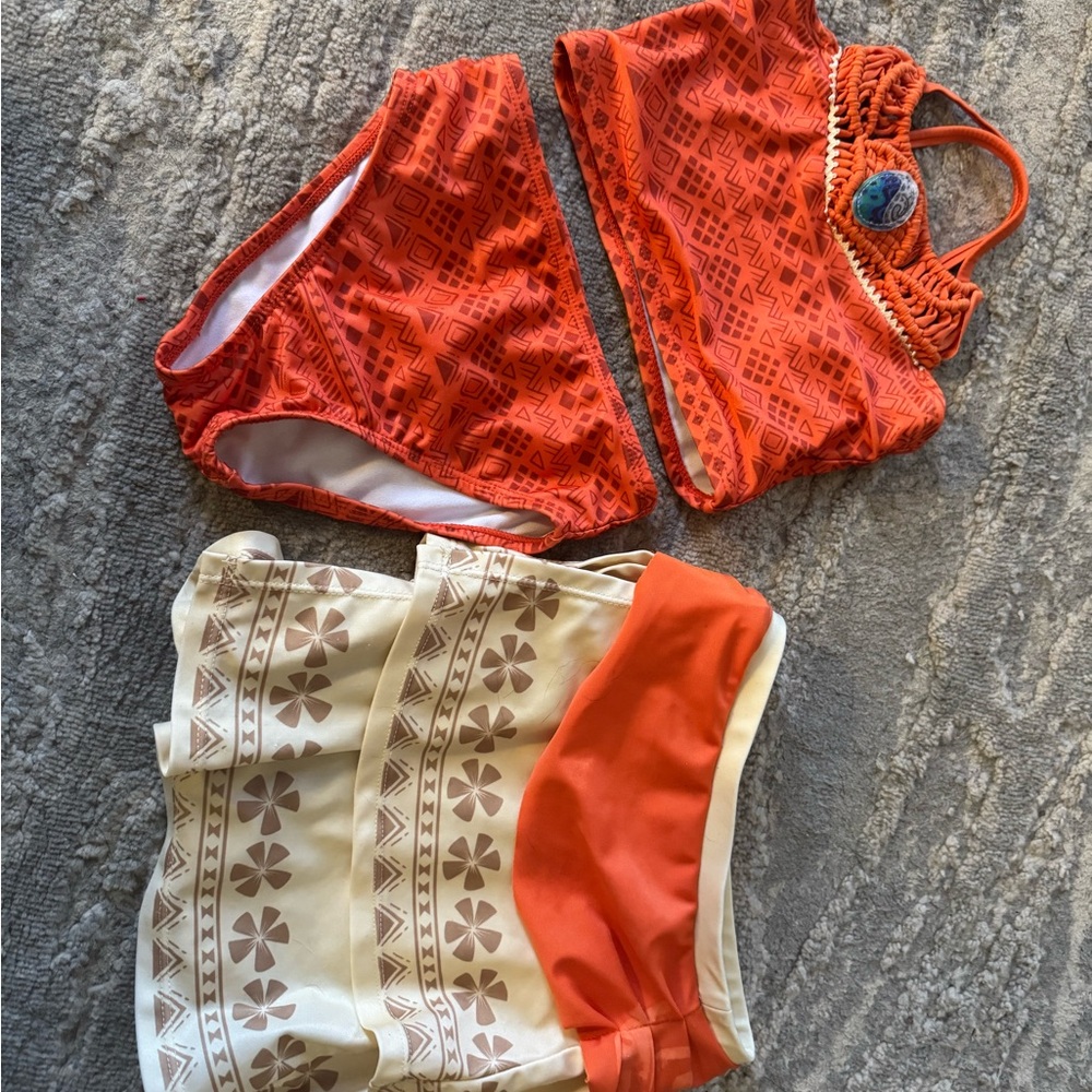 Moana Deluxe two-Piece Swimsuit Set